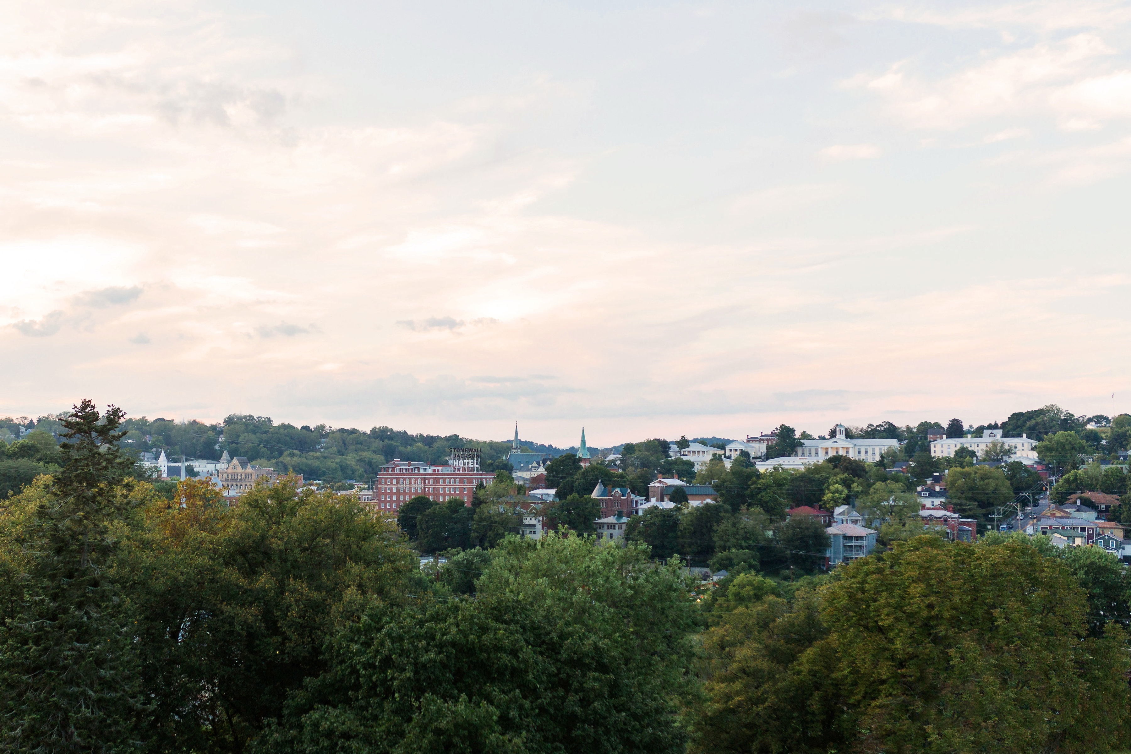 Image of Downtown Staunton from Blackburn Inn. The Blackburn Inn & Conference Center, a member of Historic Hotels since 2018, dates to 1828. It is located in Staunton, Virginia.